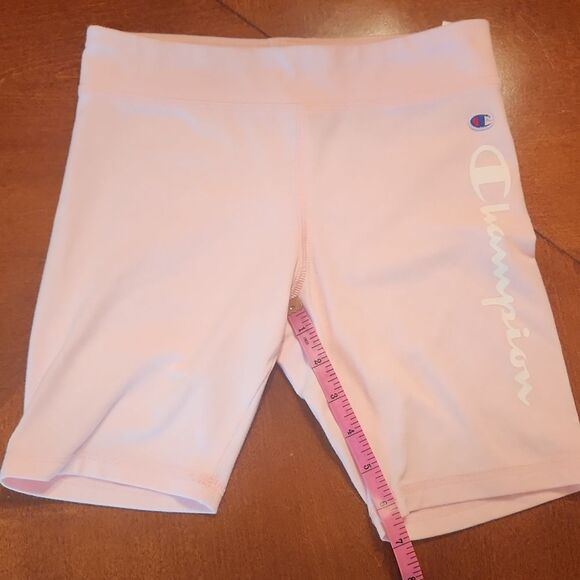 Champion 2 Tee Shirts & 2 Biker Shorts Girls Bundle, Medium, Pink, Grey, & Black - Picture 7 of 10